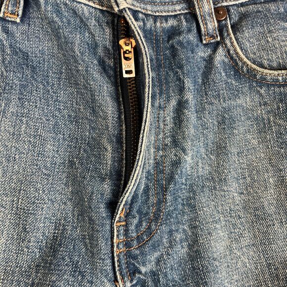 Todd Shelton Selvedge Jeans Mens 29 x 28  Blue Denim YKK Zipper Tapered Made USA - Picture 8 of 16